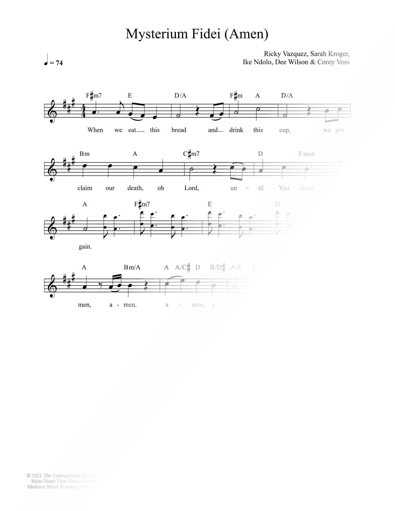 Mysterium Fidei (Amen)