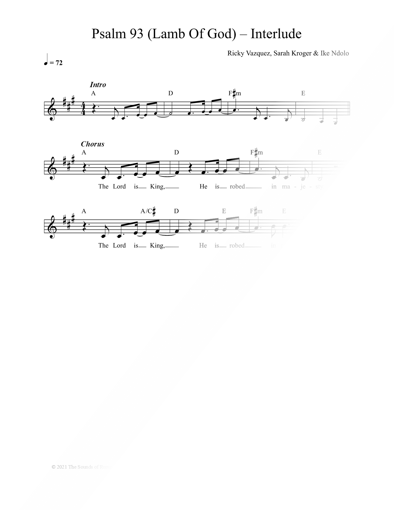 Psalm 93 (Lamb of God) - Interlude