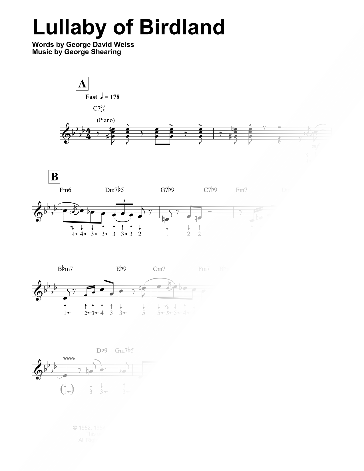 Lullaby of Birdland