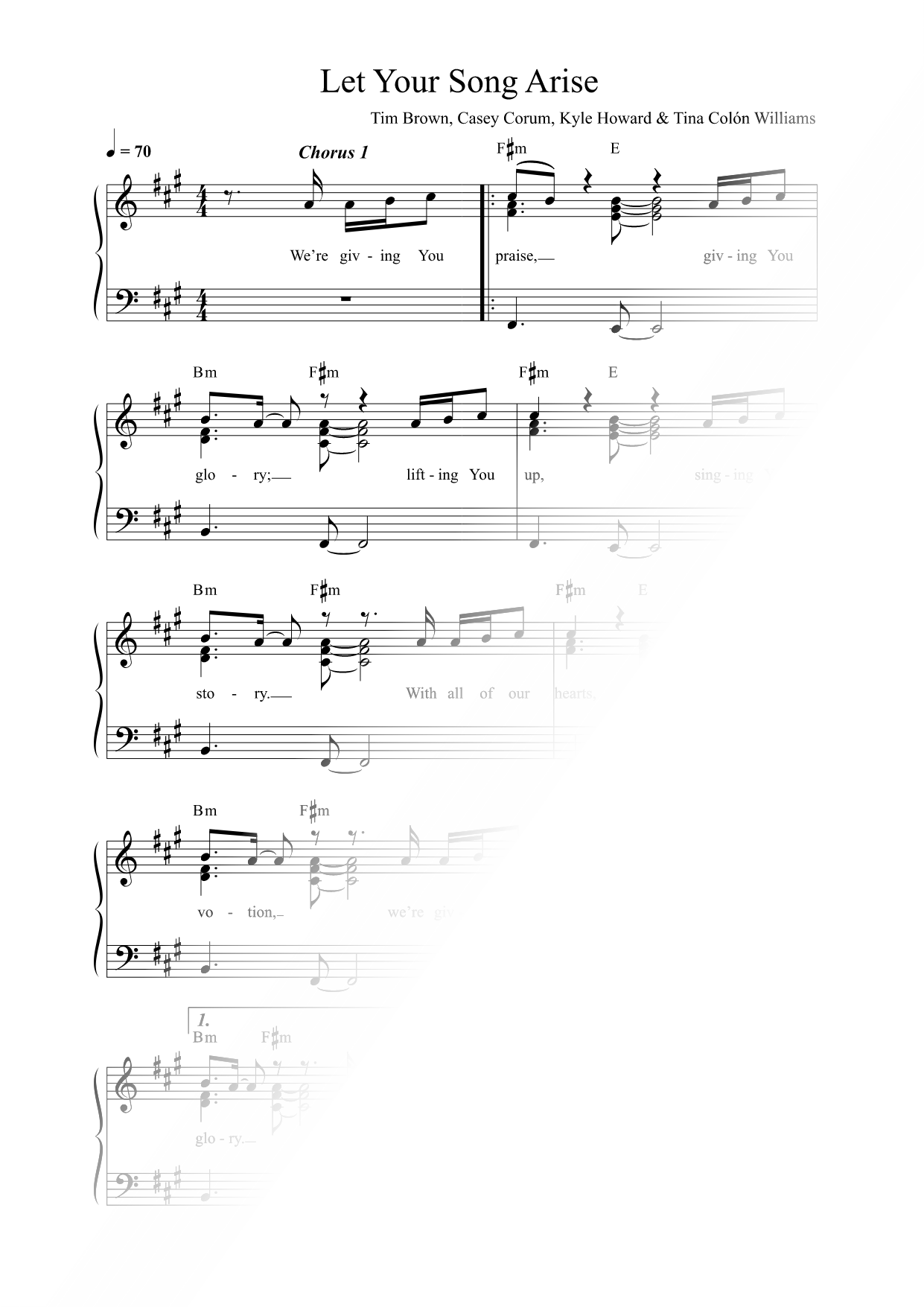 Let Your Song Arise