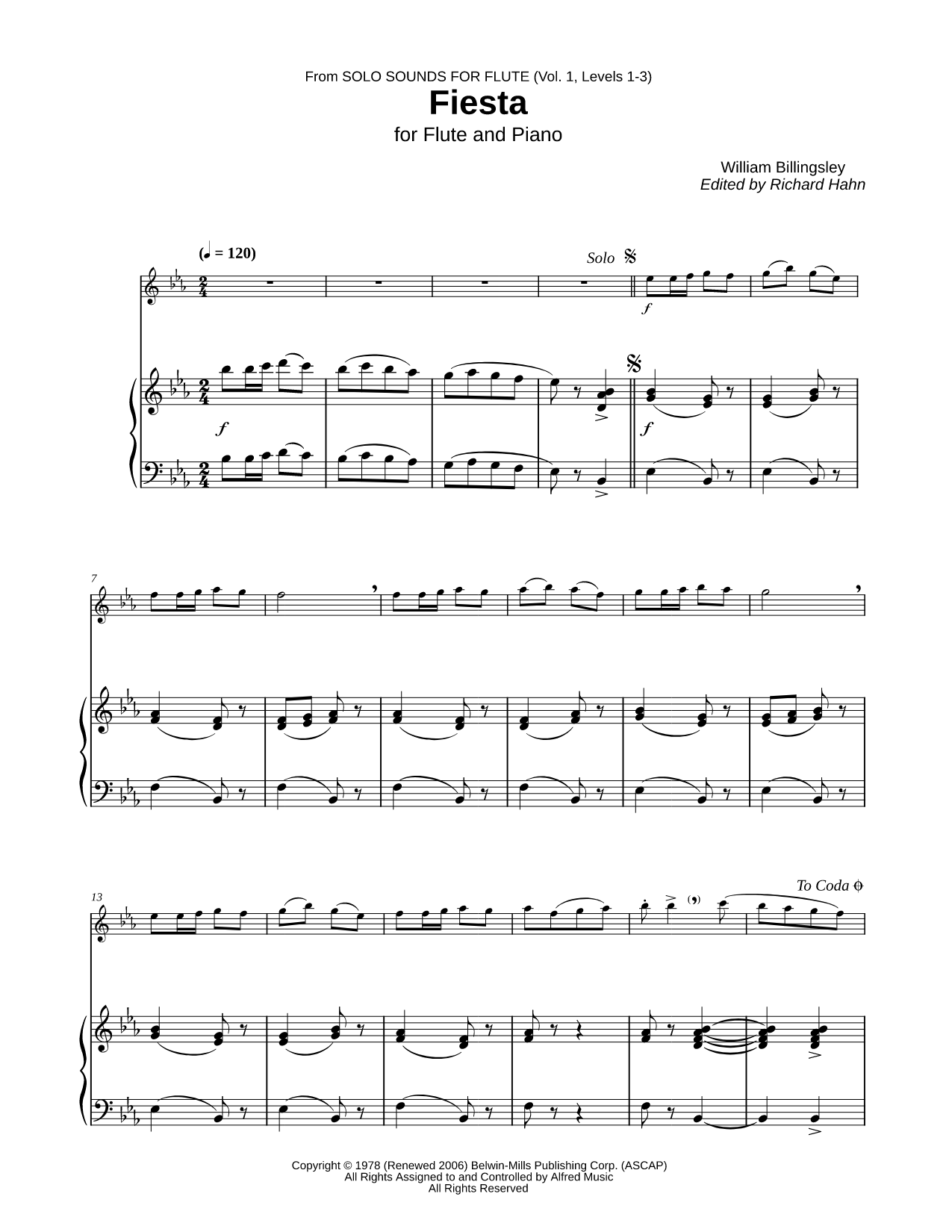 Fiesta - Flute & Piano
