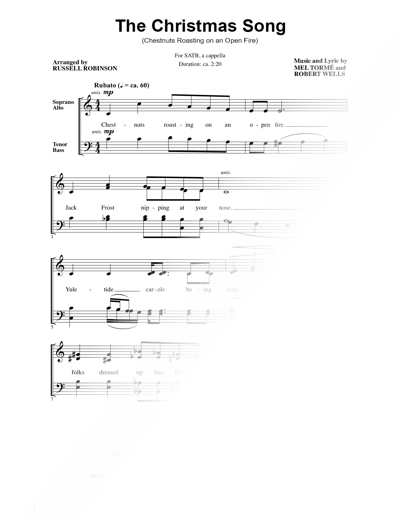 The Christmas Song (Chestnuts Roasting on an Open Fire)