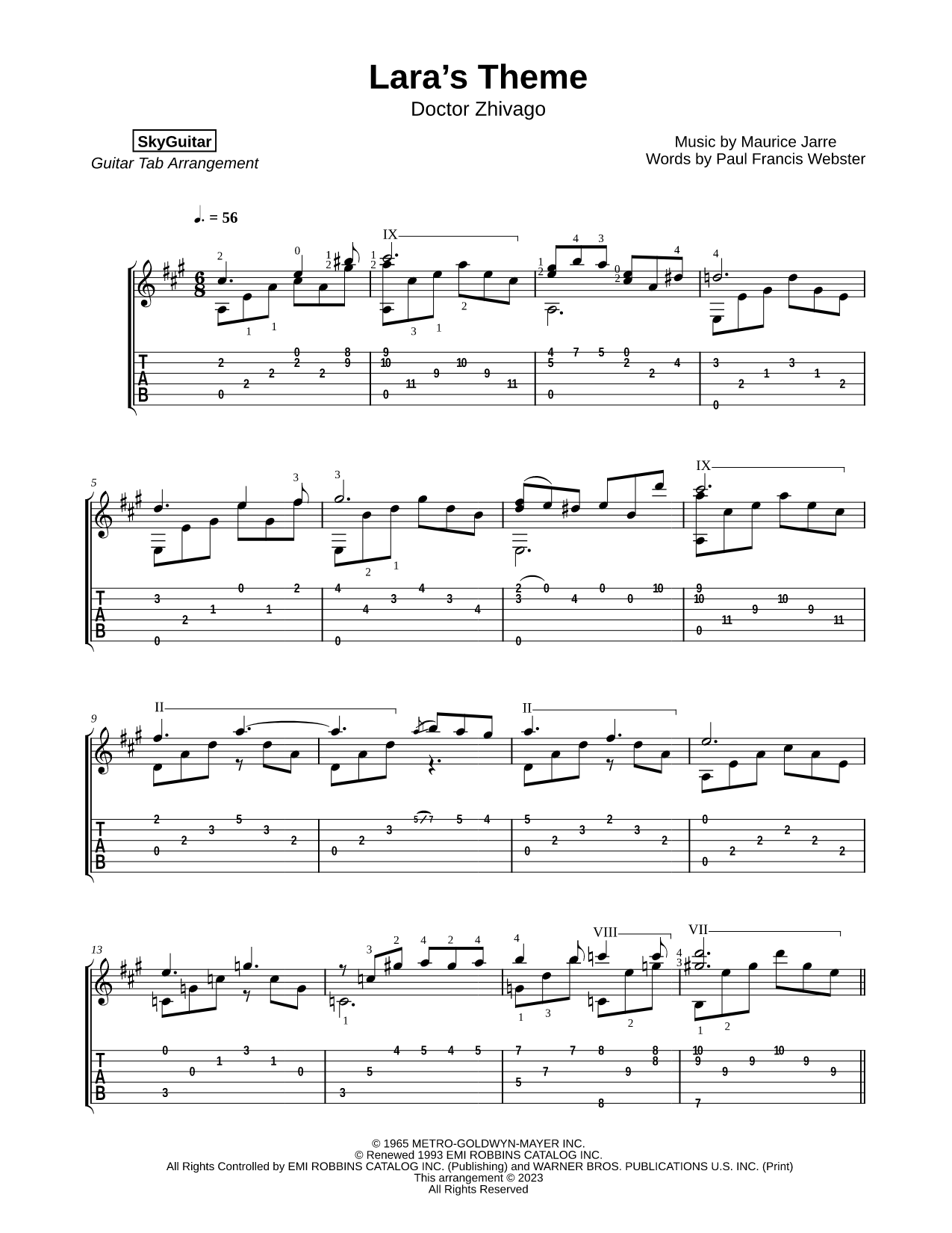 Lara's Theme
