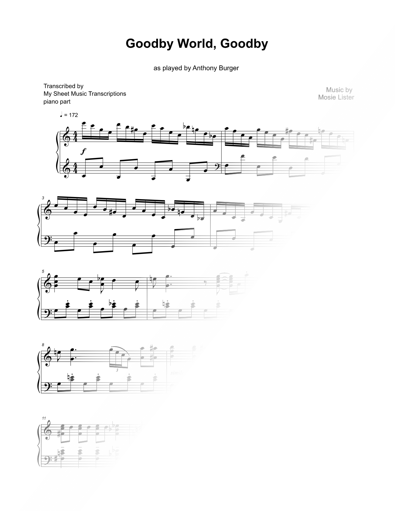 Goodbye, World, Goodbye (Anthony Burger)