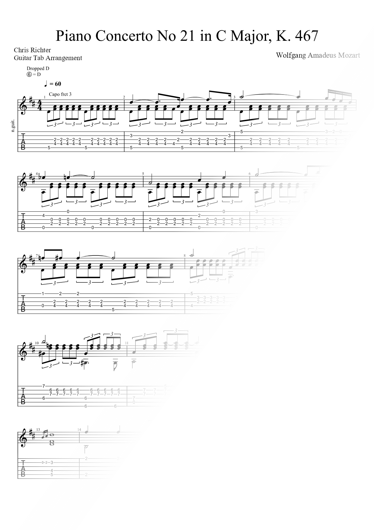 Piano Concerto No. 21 in C Major, K. 467 (Elvira Madigan Theme)