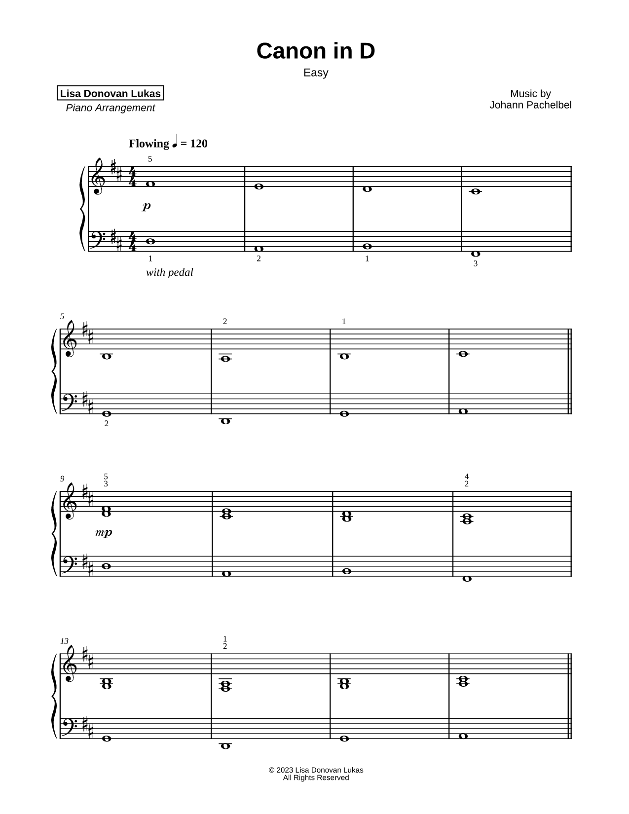 Canon in D [easy]