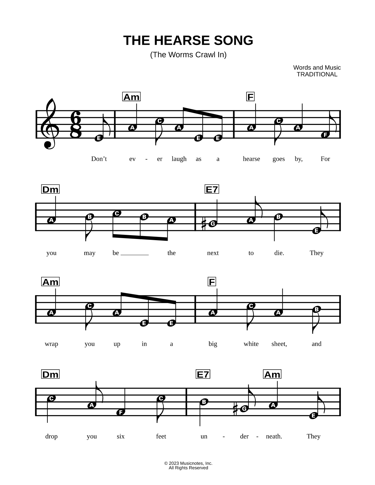 The Hearse Song