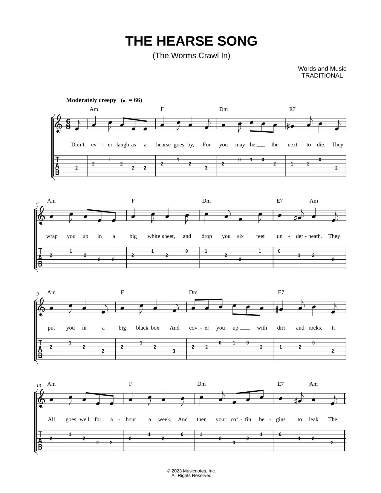 The Hearse Song