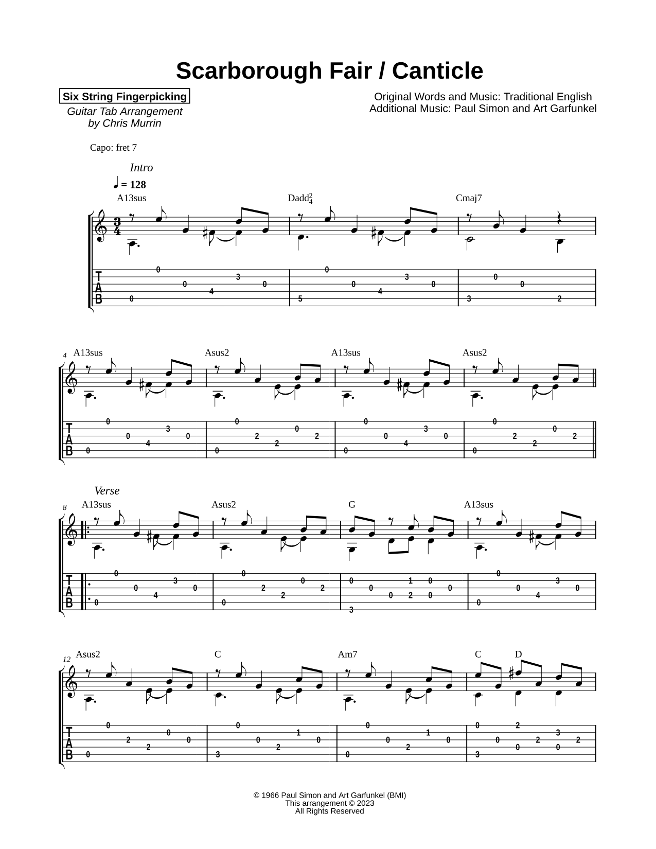 Scarborough Fair / Canticle