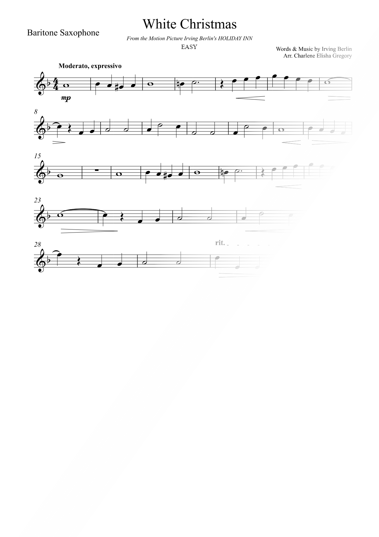 White Christmas [easy]