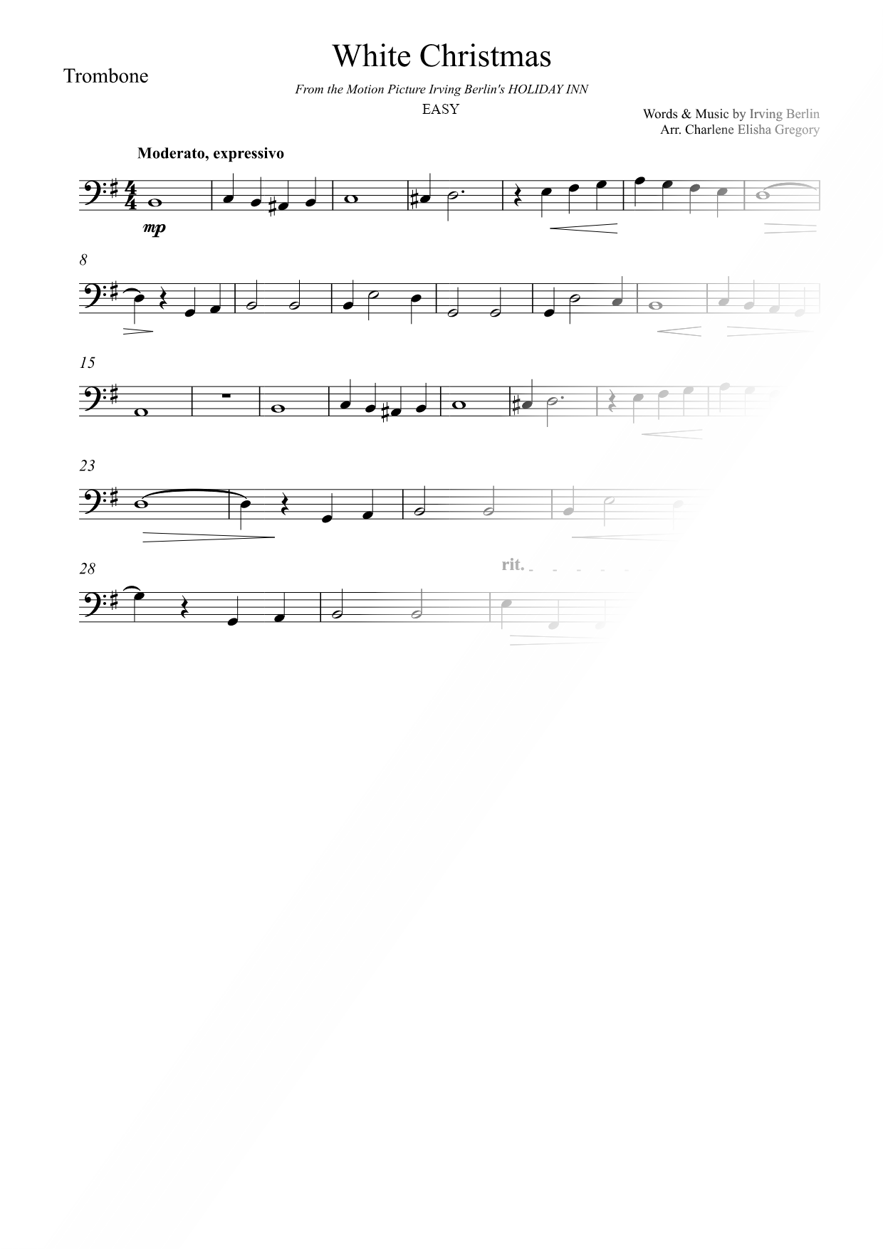 White Christmas [easy]