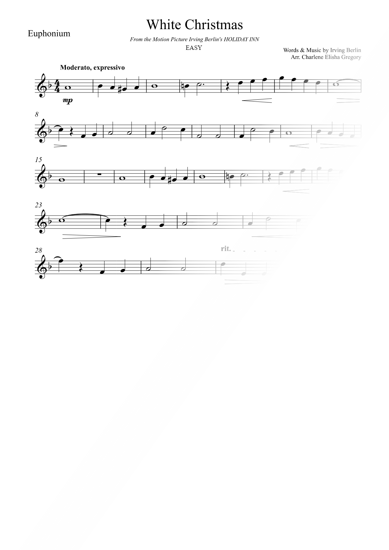 White Christmas [easy]