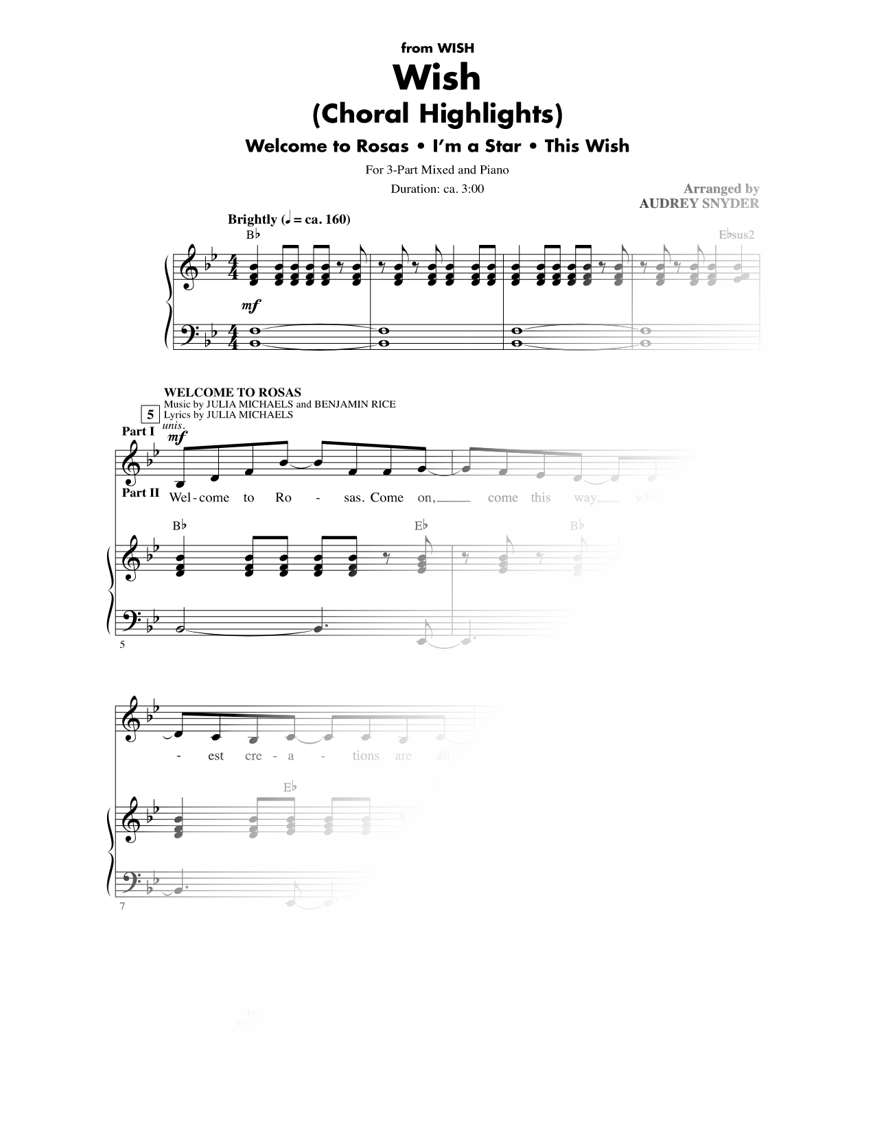 Wish (Choral Highlights)