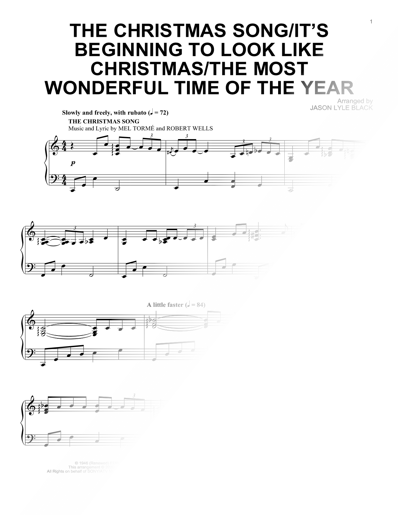 The Christmas Song / It's Beginning To Look Like Christmas / The Most Wonderful Time of the Year
