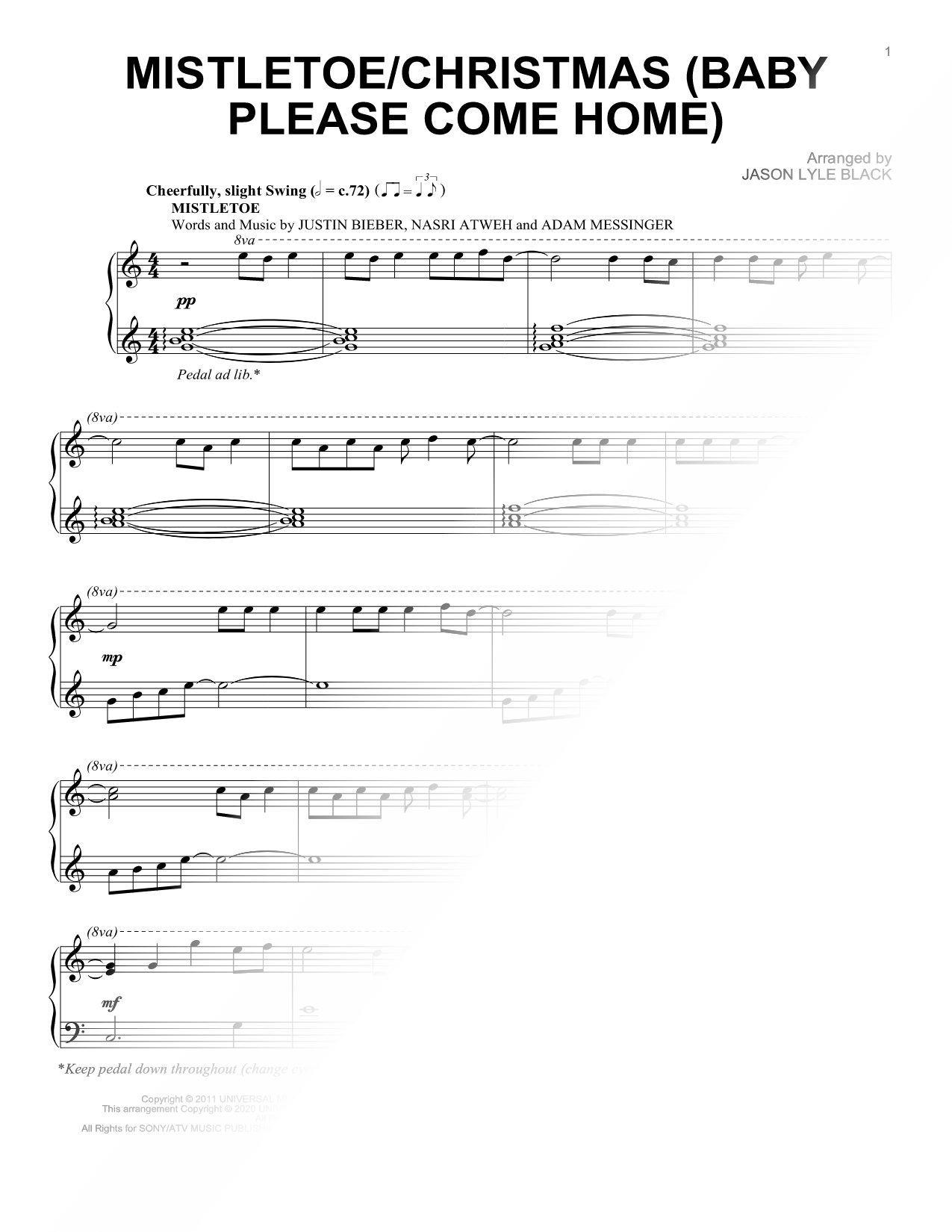 Mistletoe / Christmas (Baby Please Come Home)