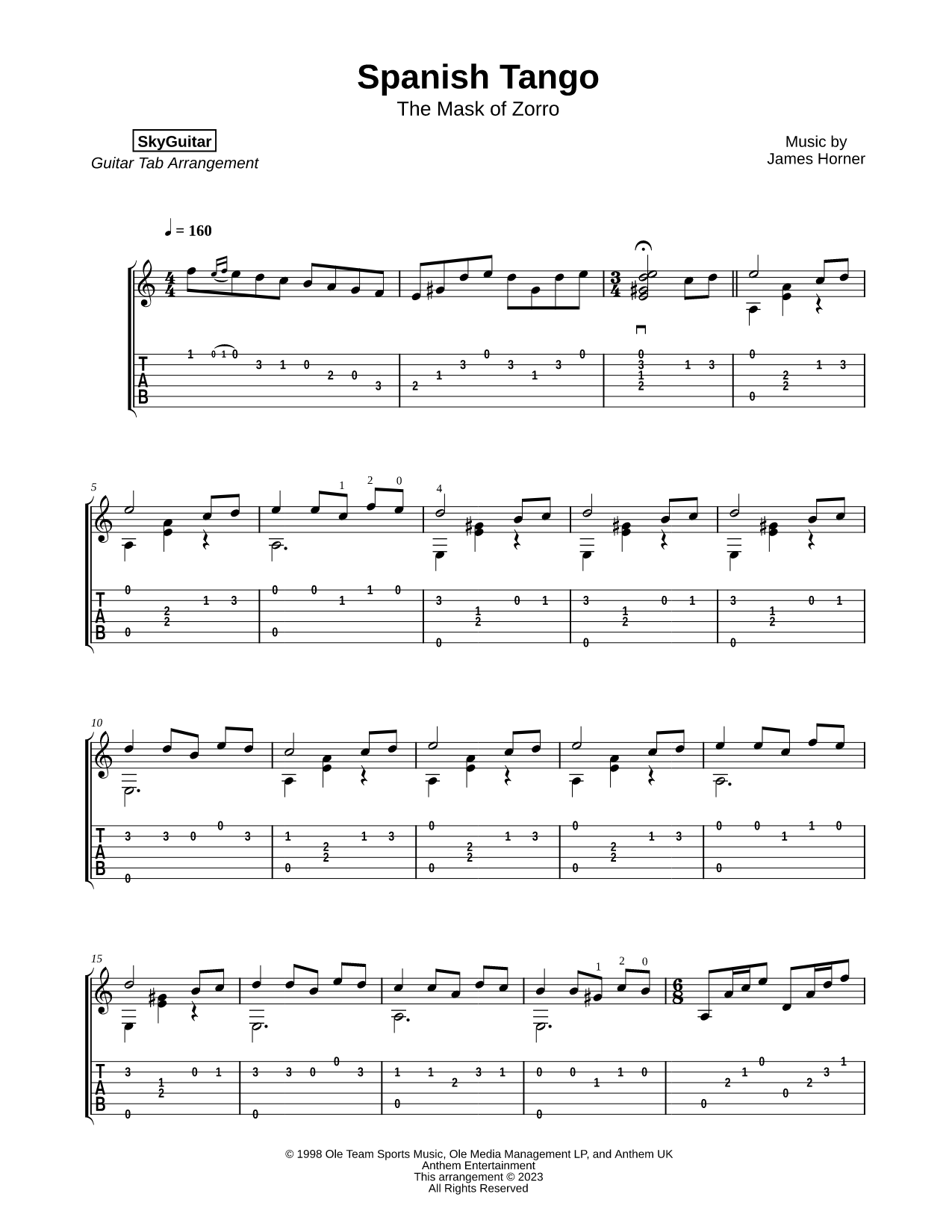 Spanish Tango