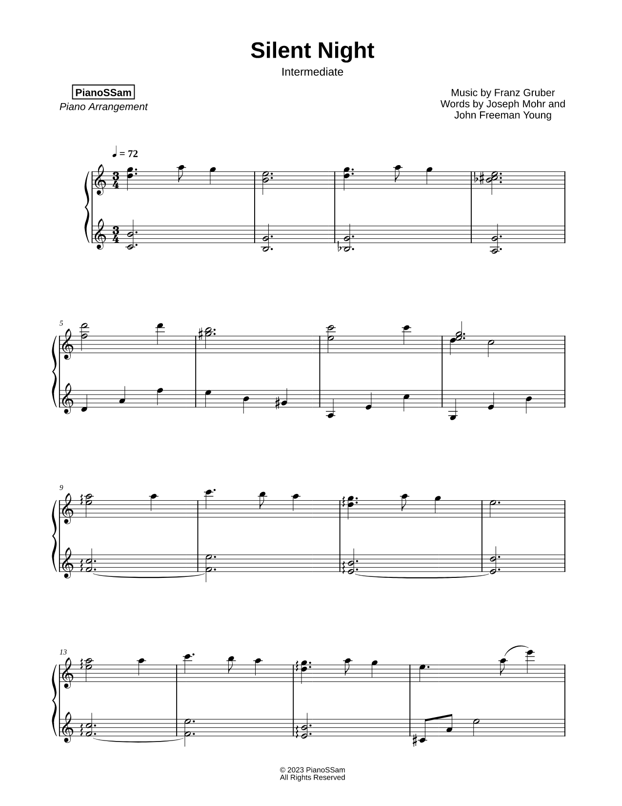 Silent Night [intermediate]