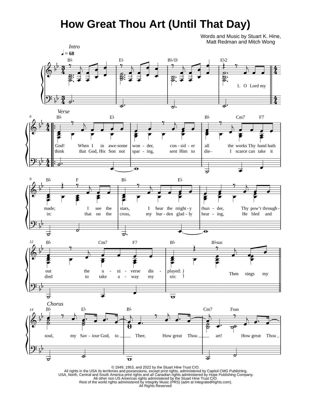 How Great Thou Art (Until That Day)