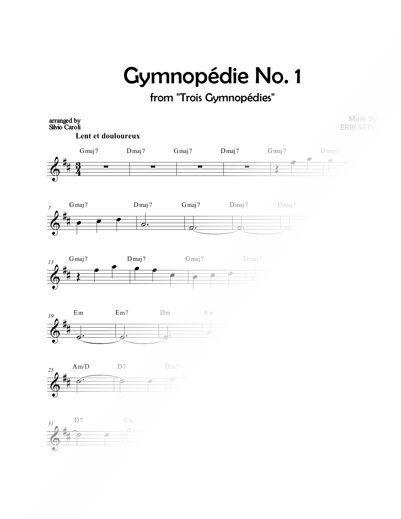 Gymnopédie No. 1