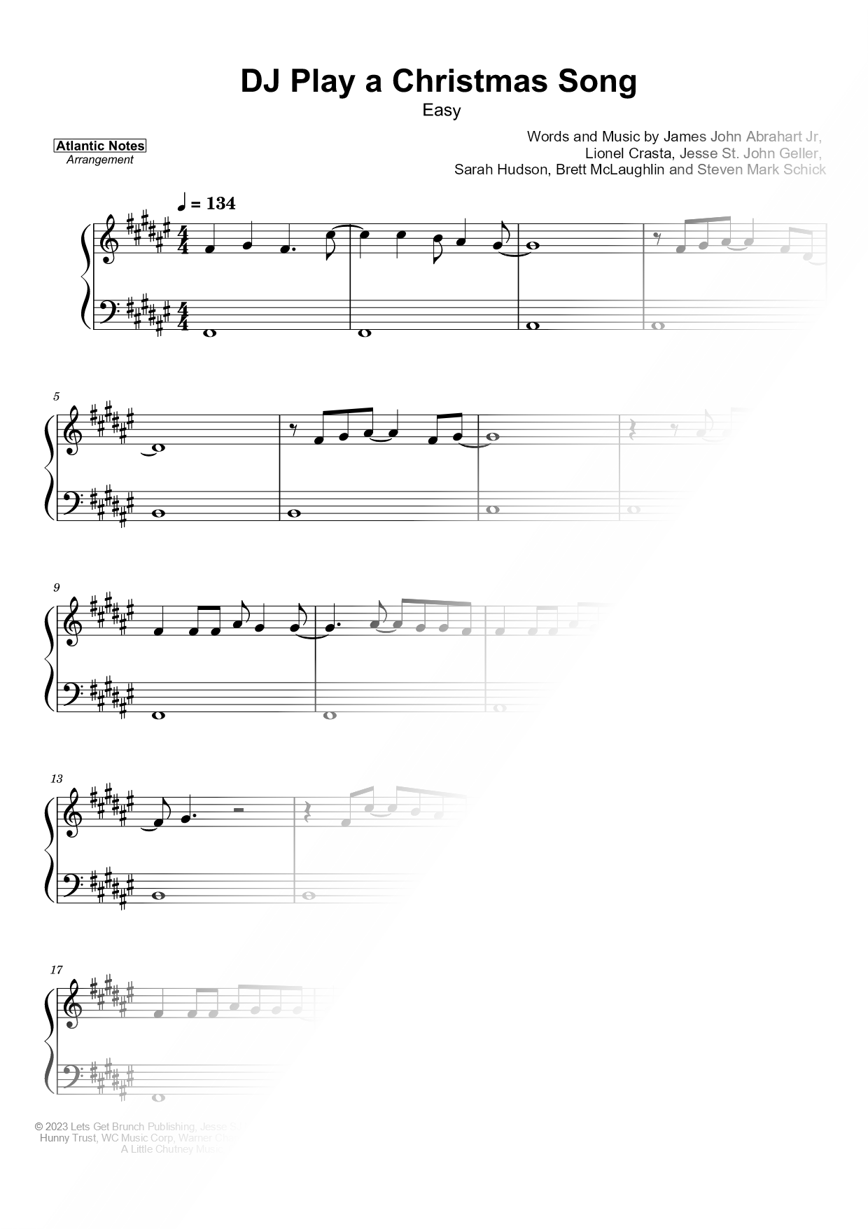DJ Play a Christmas Song [easy]
