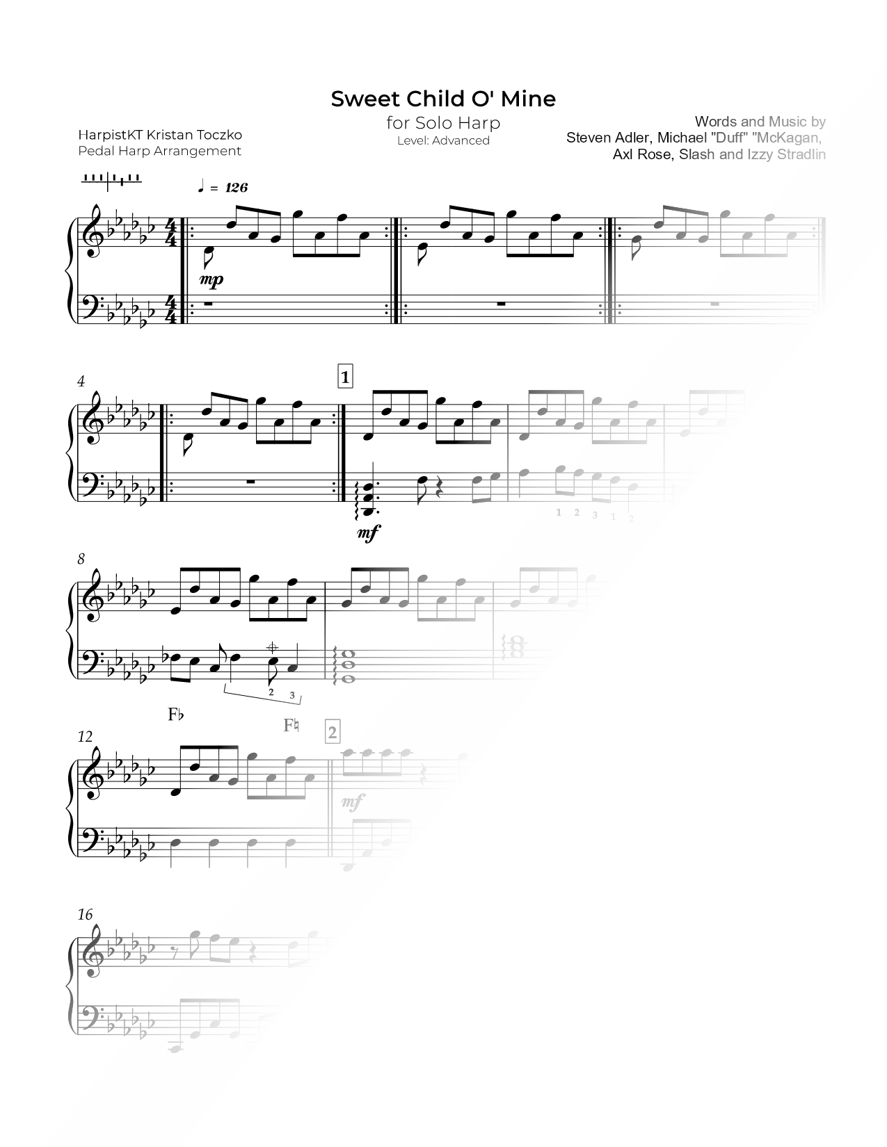 Sweet Child o' Mine [advanced]