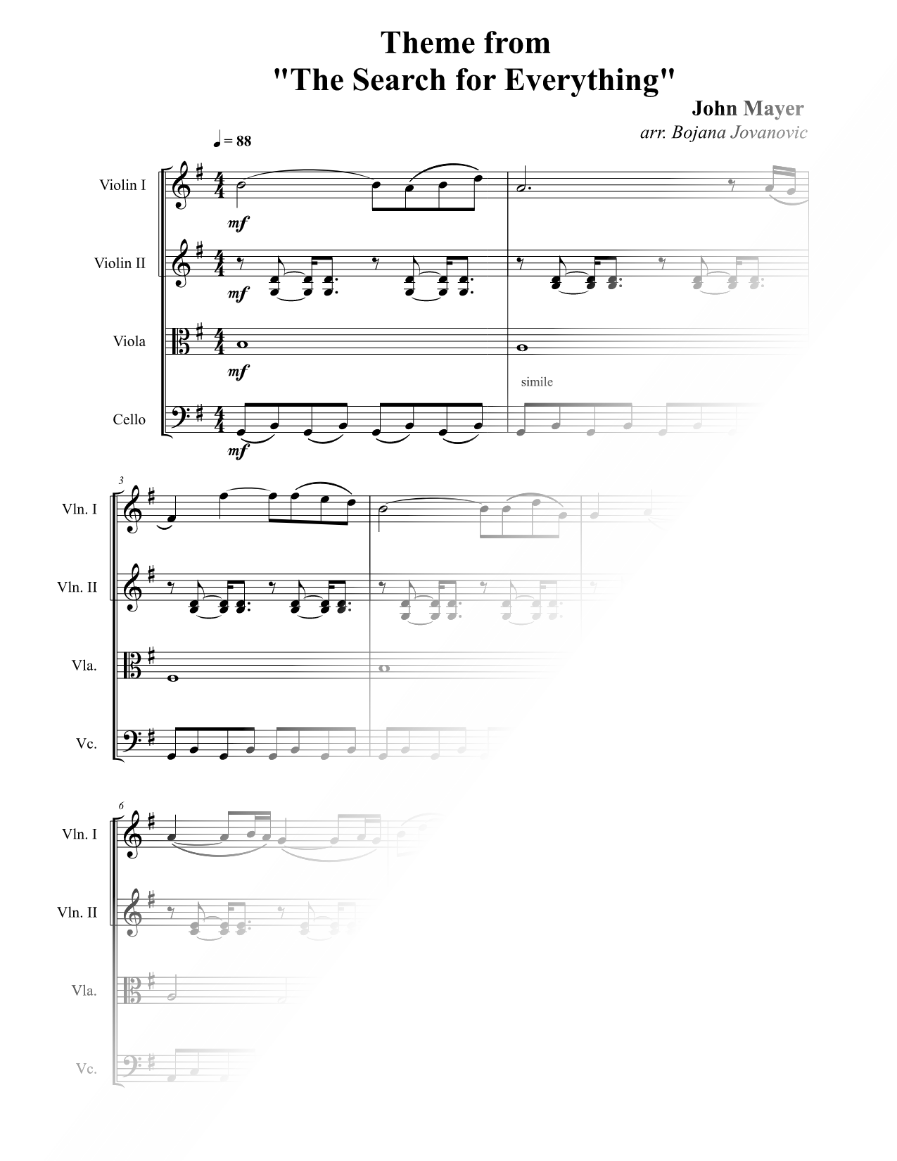Theme from "The Search for Everything"