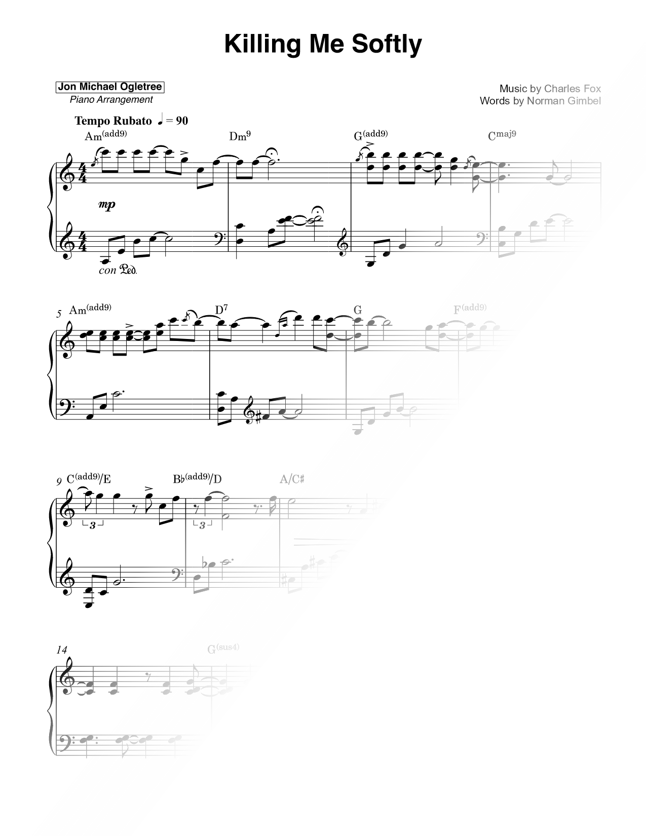 Killing Me Softly with His Song