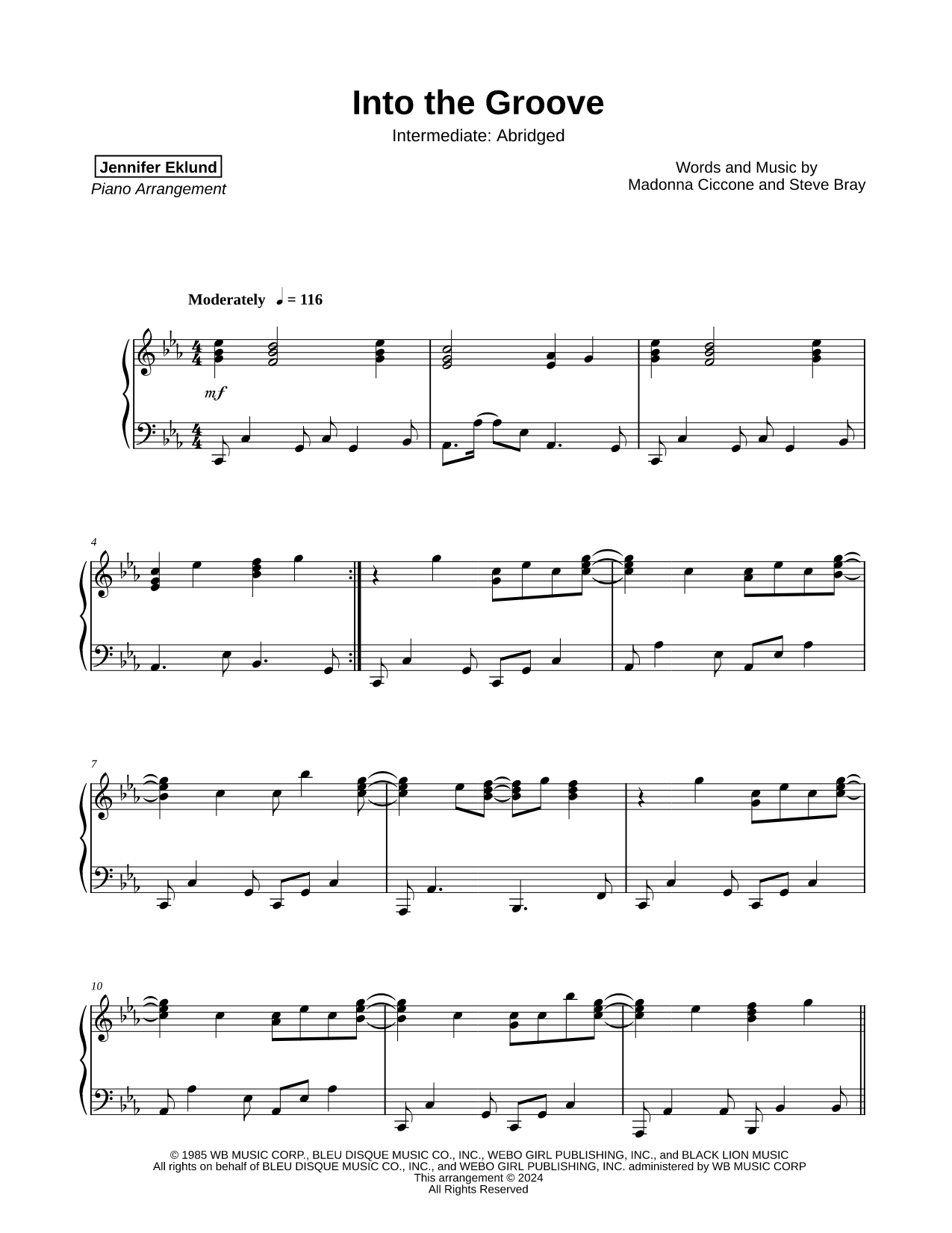 Into the Groove [intermediate - abridged]