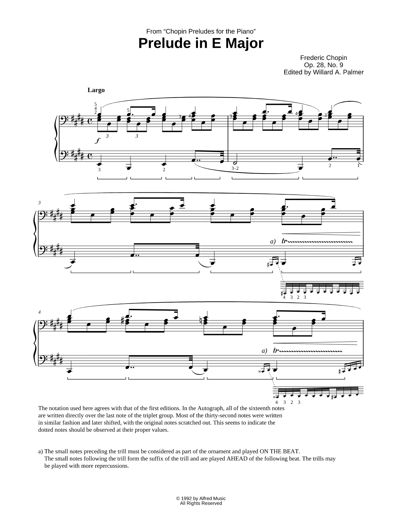 Prelude No. 9 in E Major