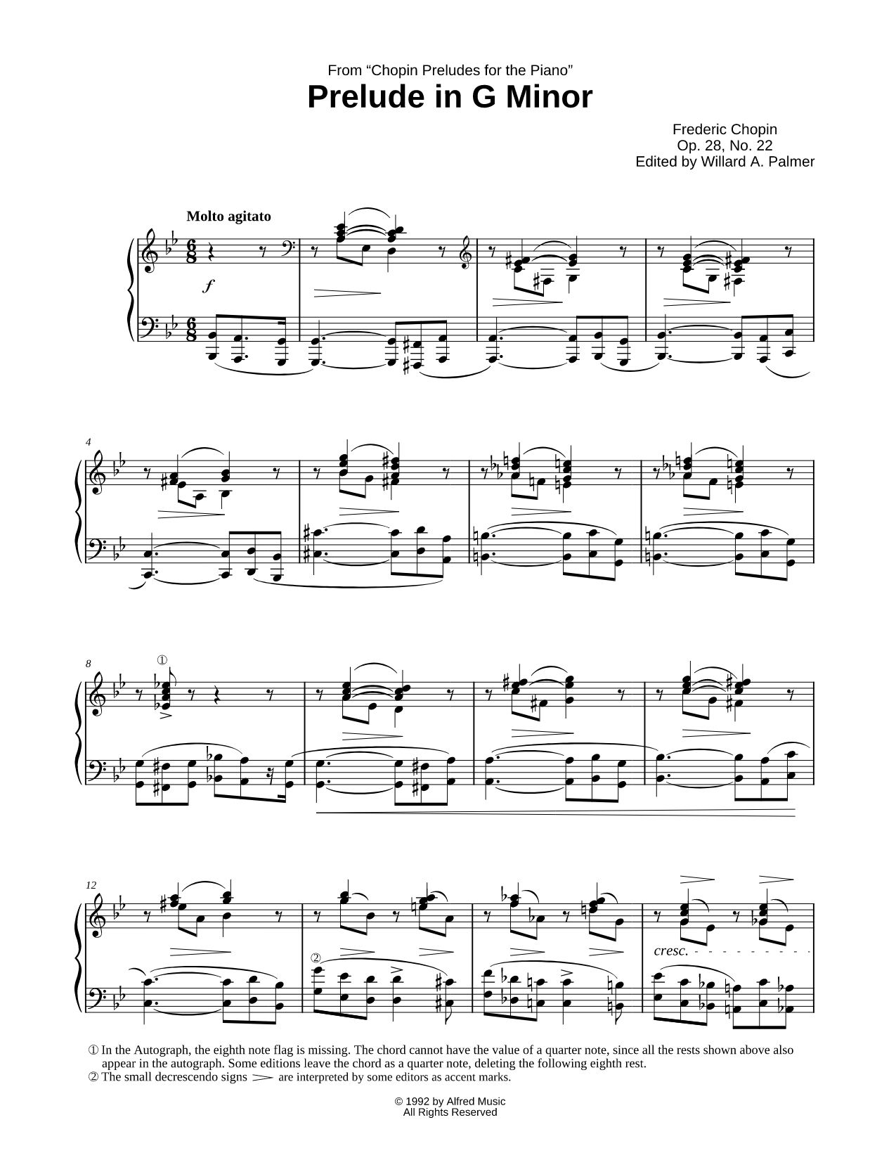 Prelude No. 22 in G Minor