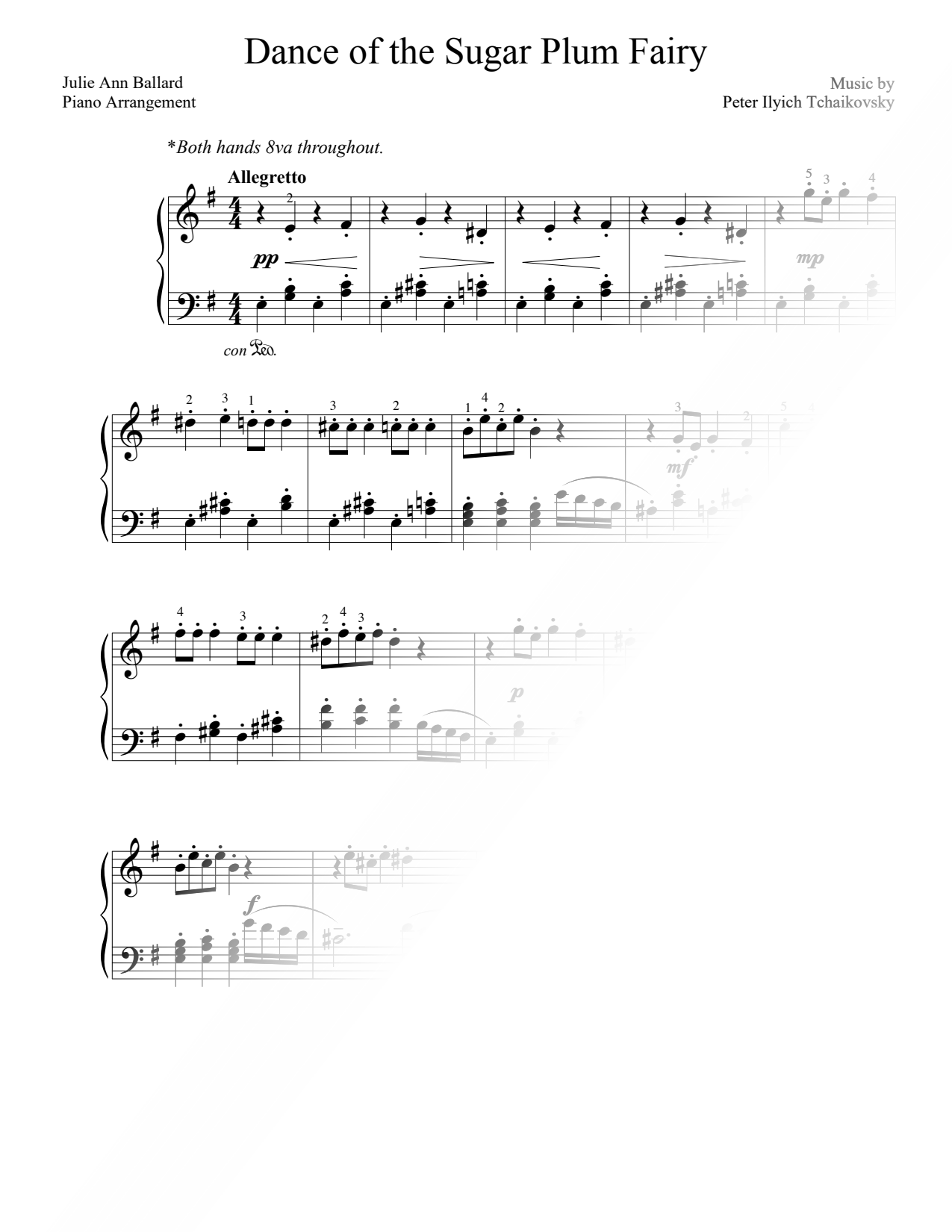 Dance of the Sugar Plum Fairy