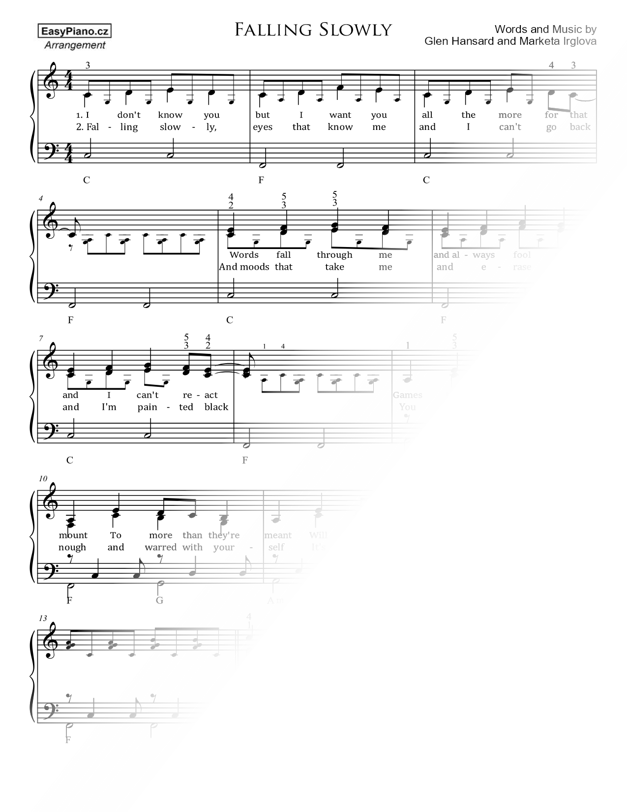 Falling Slowly