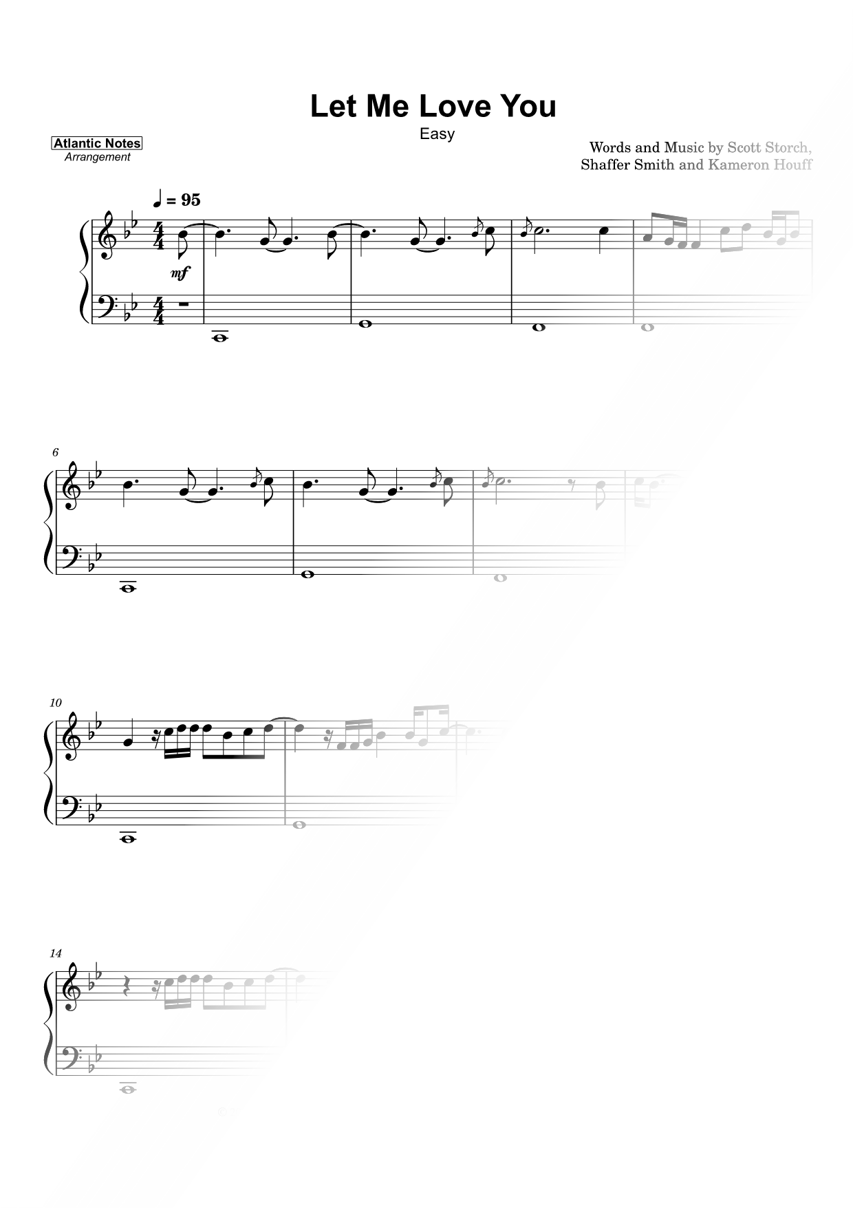 Let Me Love You [easy]