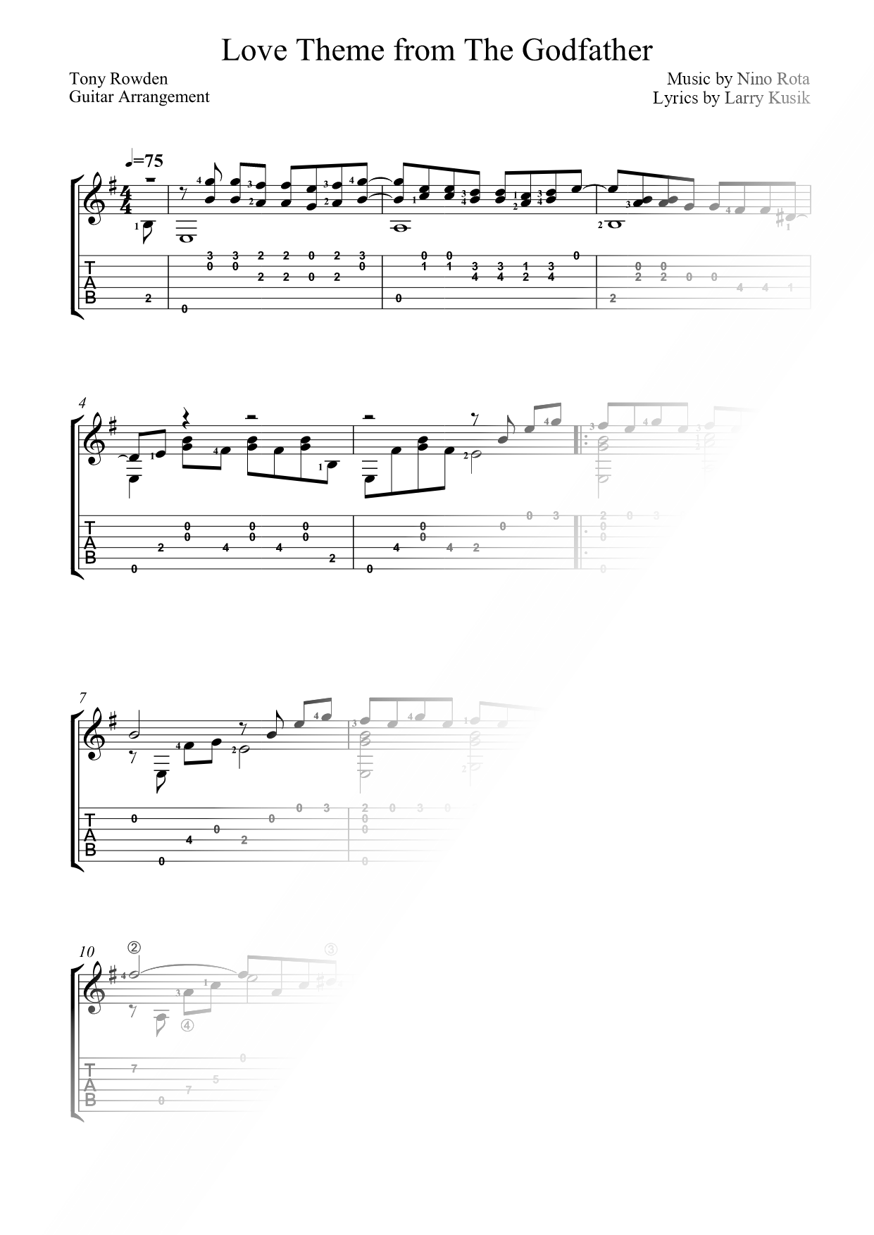 The Godfather (Love Theme)