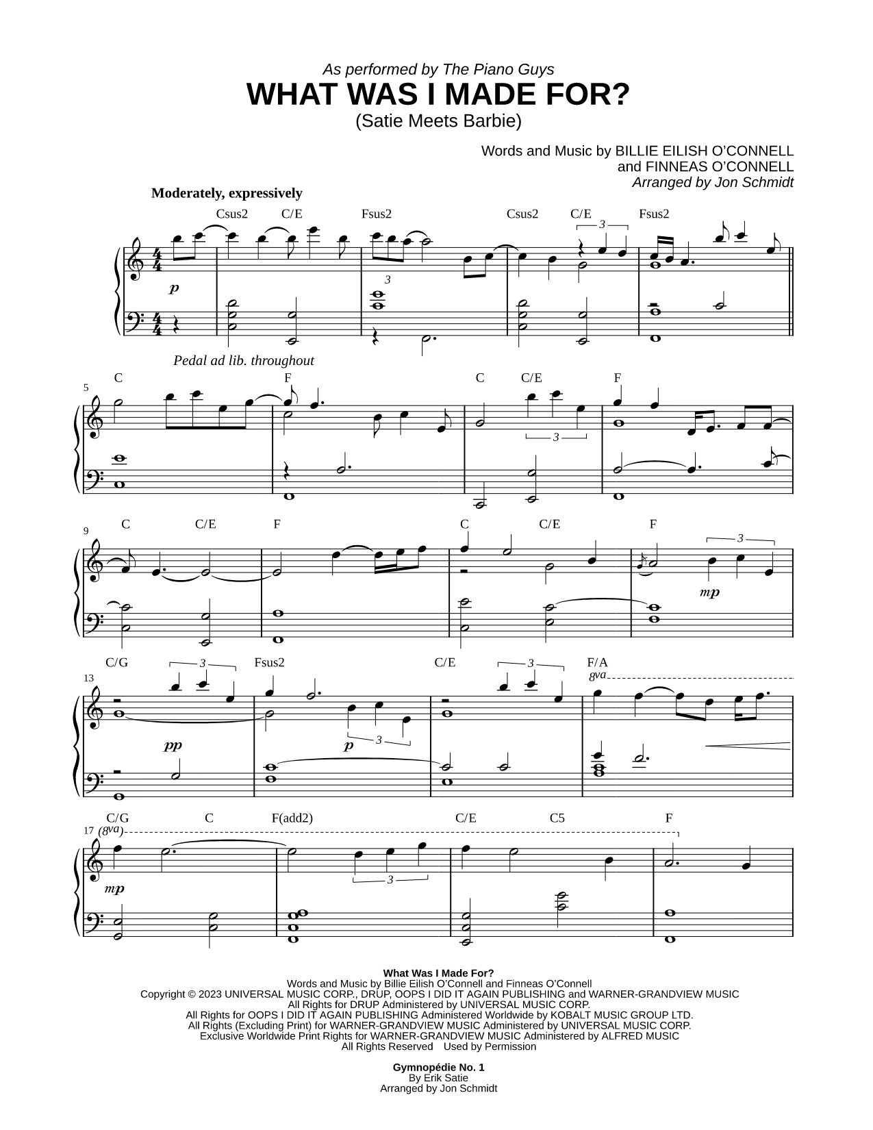What Was I Made For? (Satie Meets Barbie)