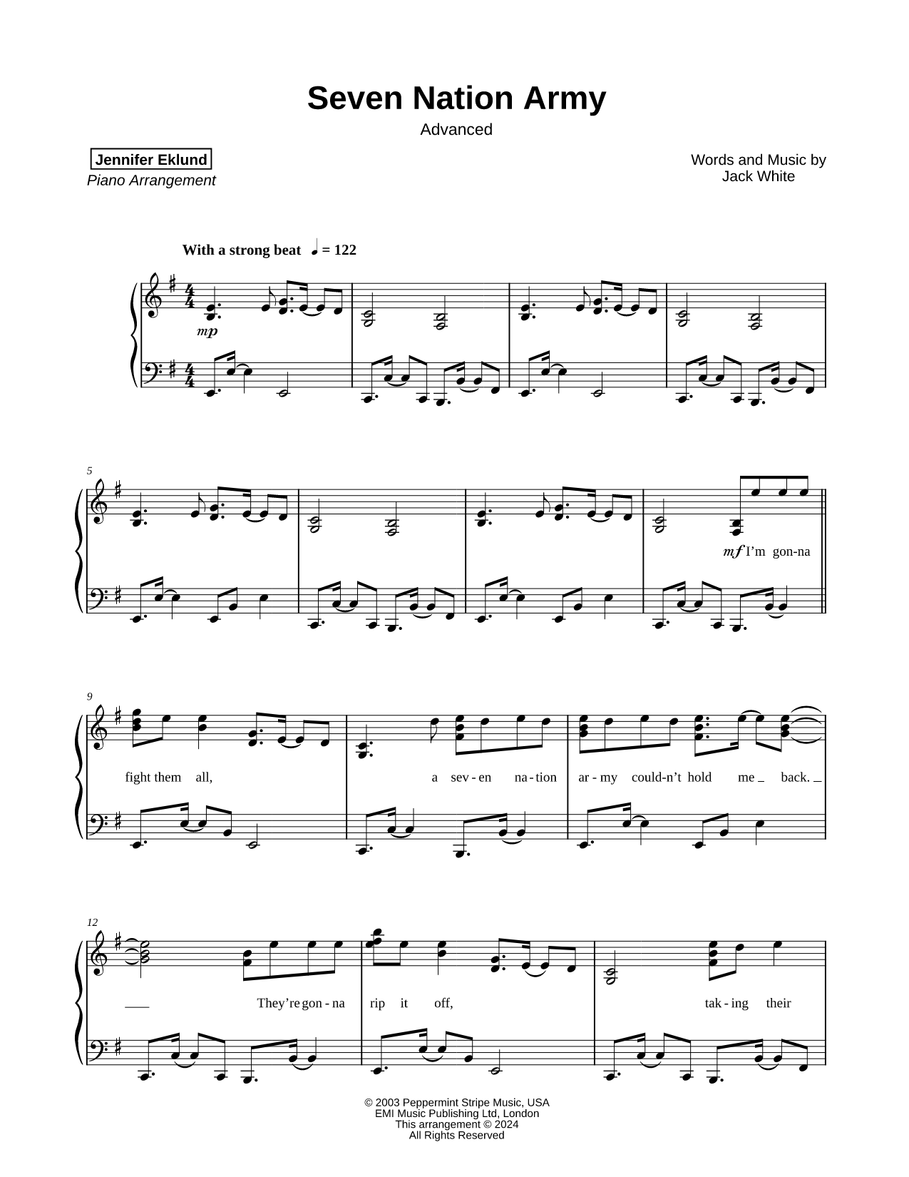 Seven Nation Army [advanced]