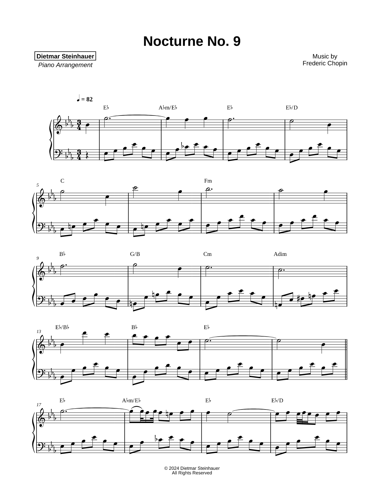 Nocturne Op. 9, No. 2