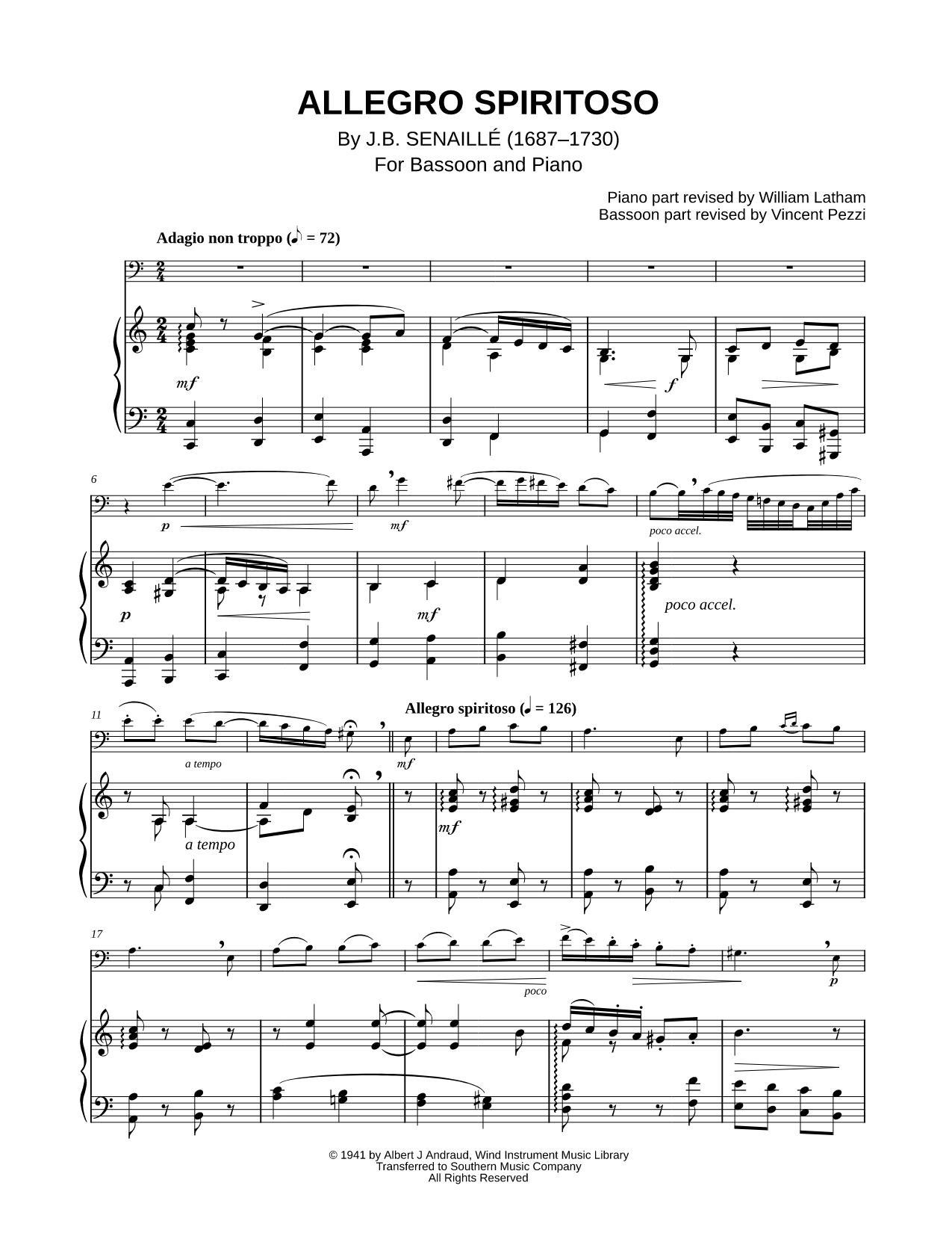 Allegro Spiritoso - Bassoon & Piano