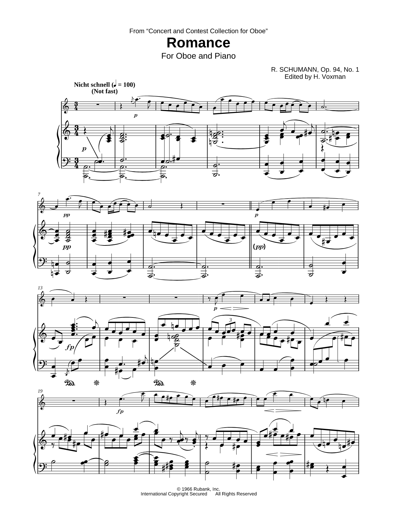 Romance - Oboe & Piano
