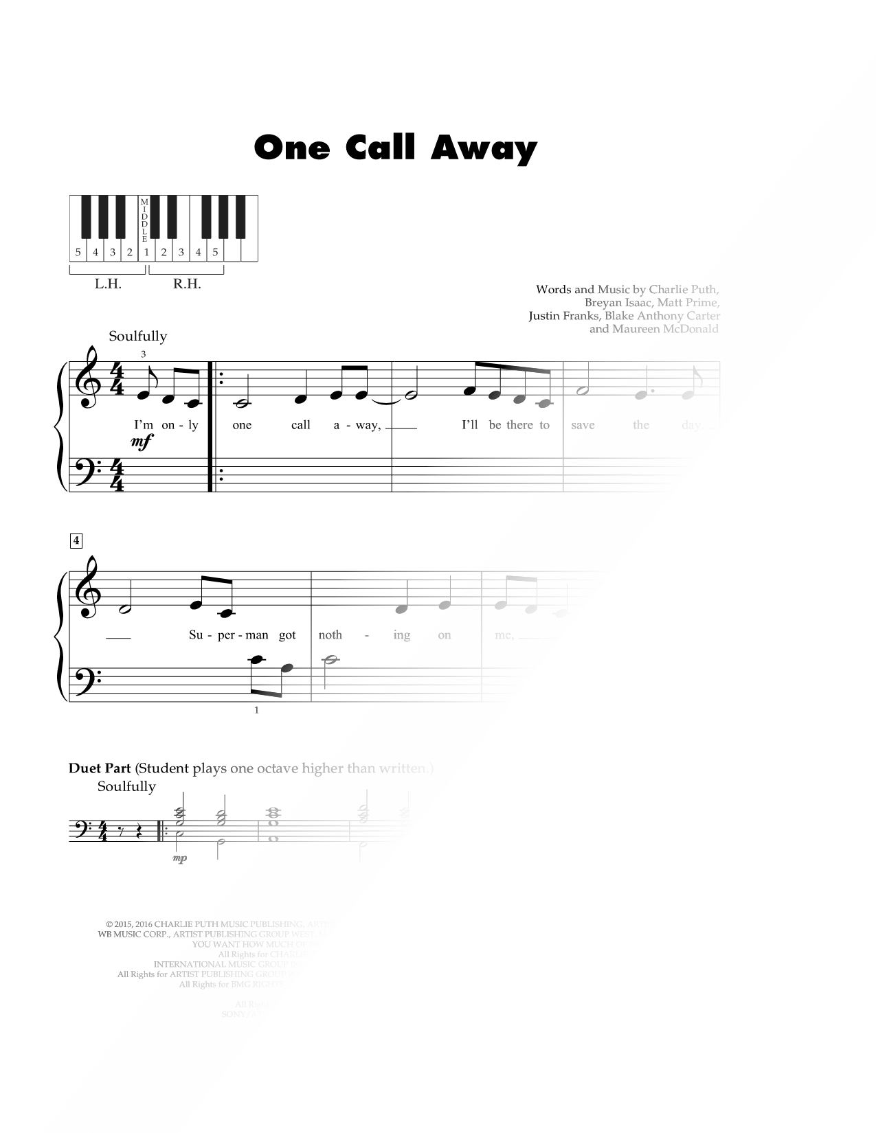 One Call Away