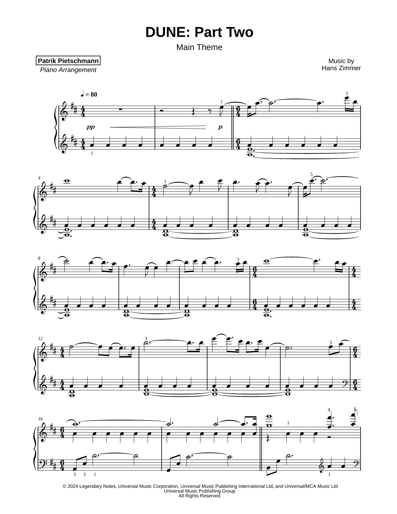Dune: Part Two Main Theme