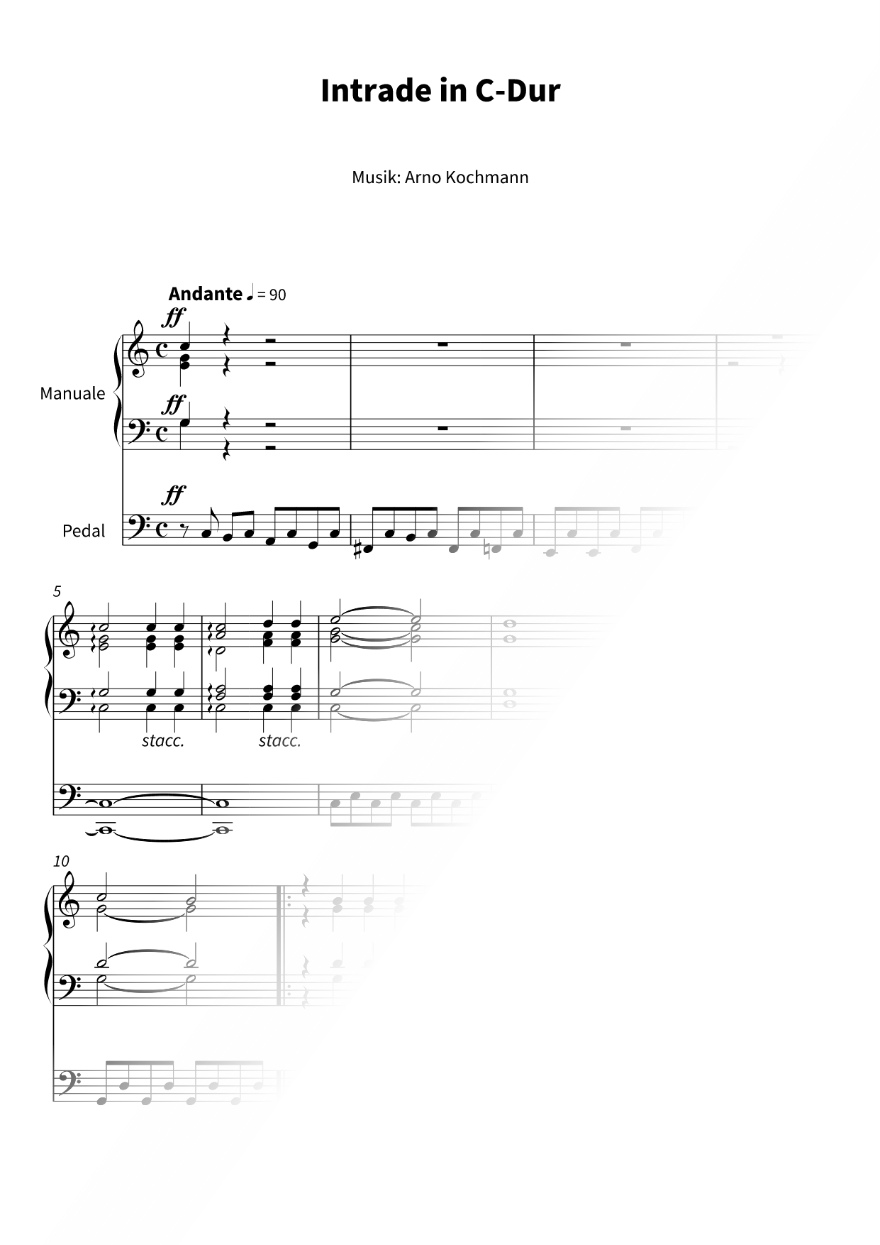 Intrade in C-Dur