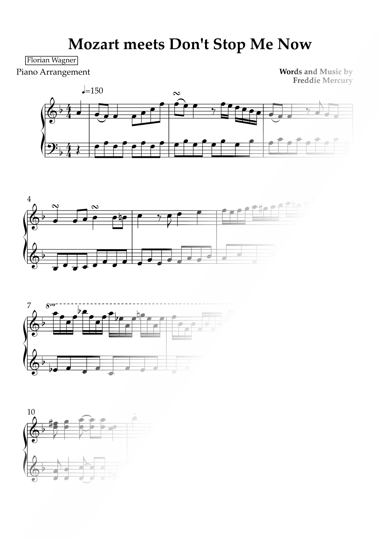 Mozart meets Don't Stop Me Now