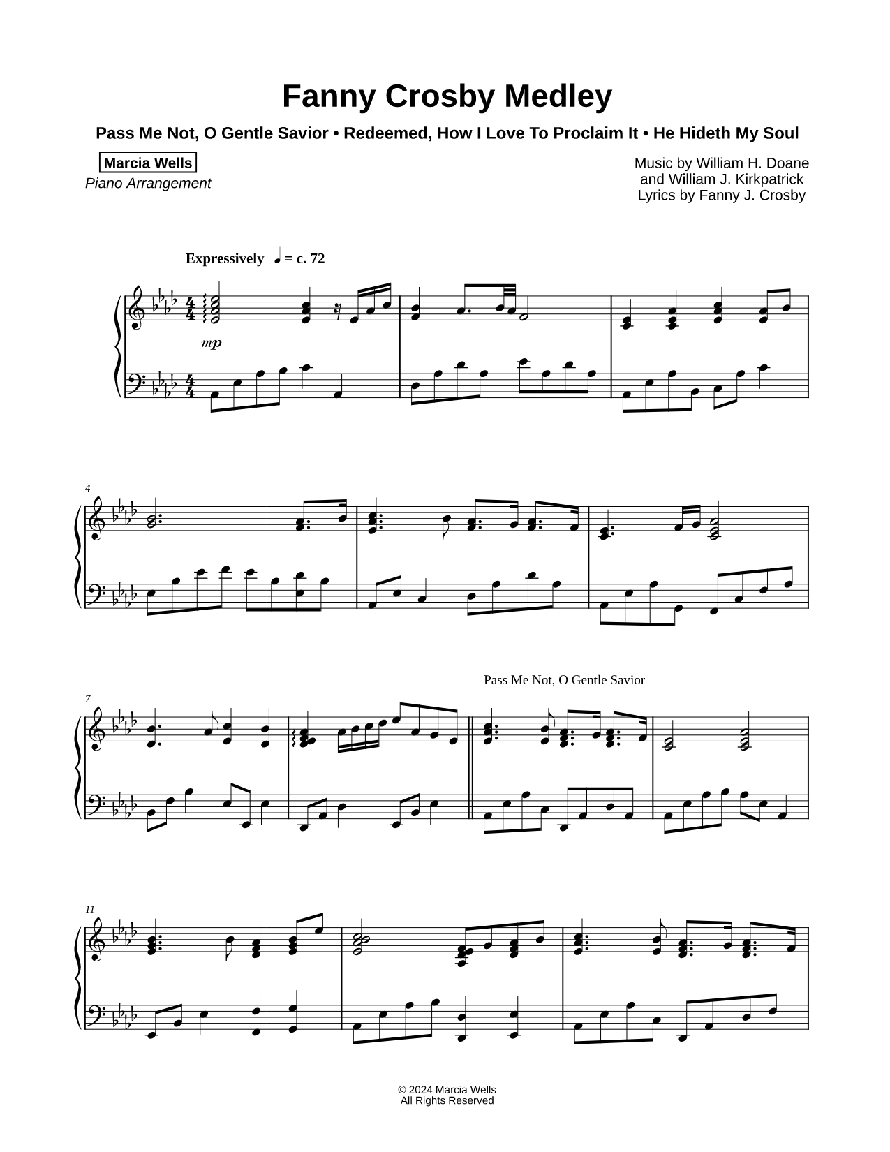 Fanny Crosby Medley