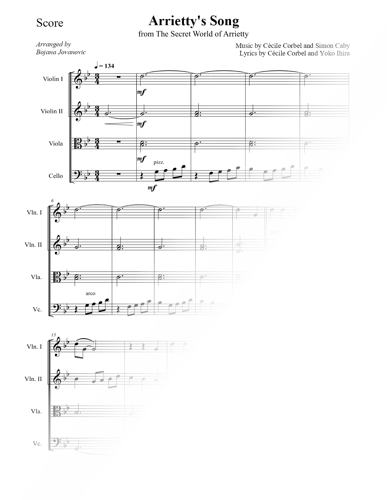 Arrietty's Song