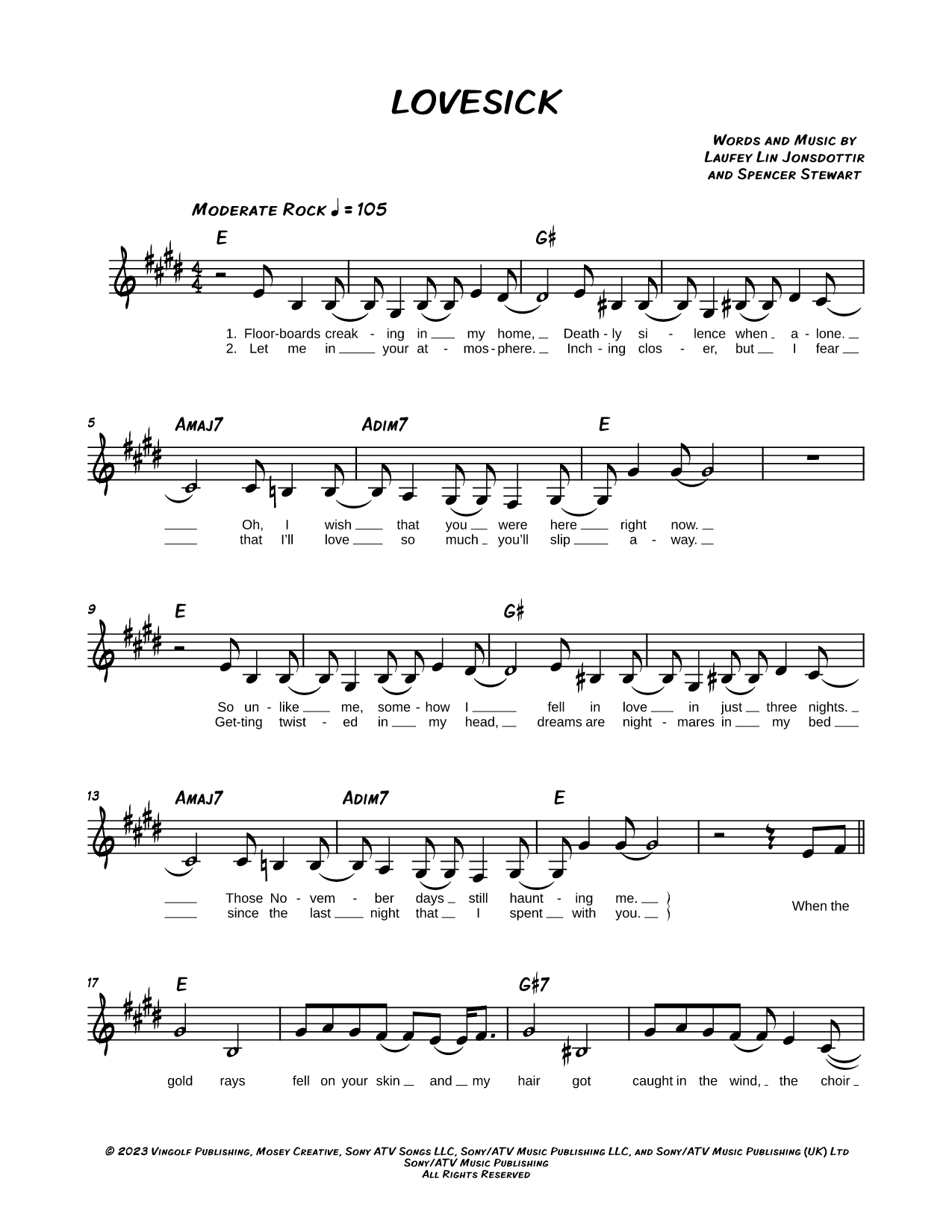 Lovesick - Laufey