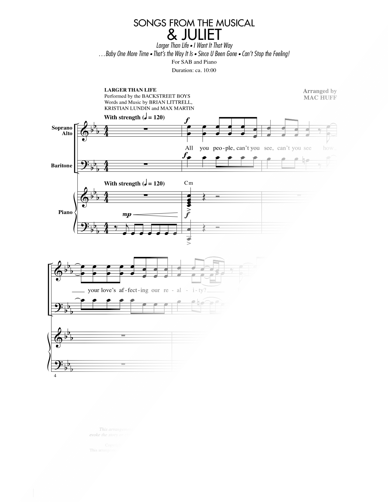 Songs from the Musical & Juliet