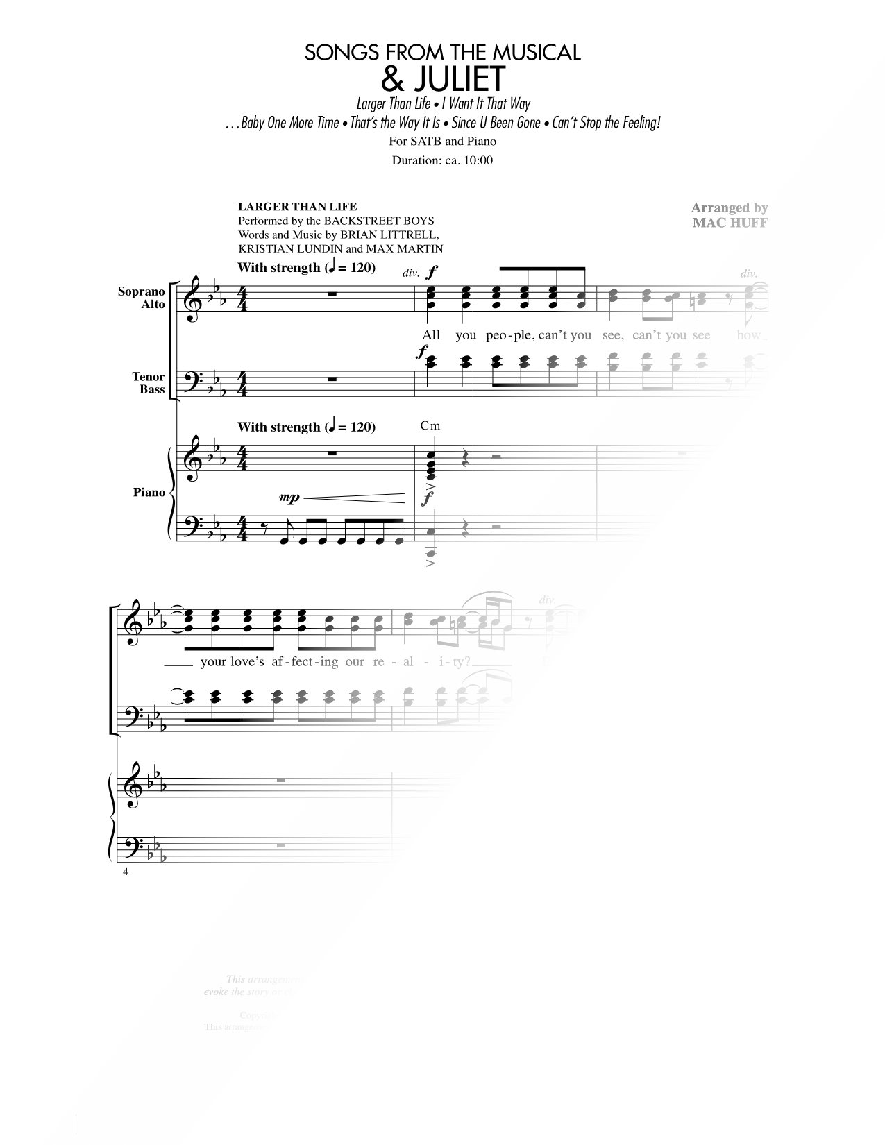 Songs from the Musical & Juliet