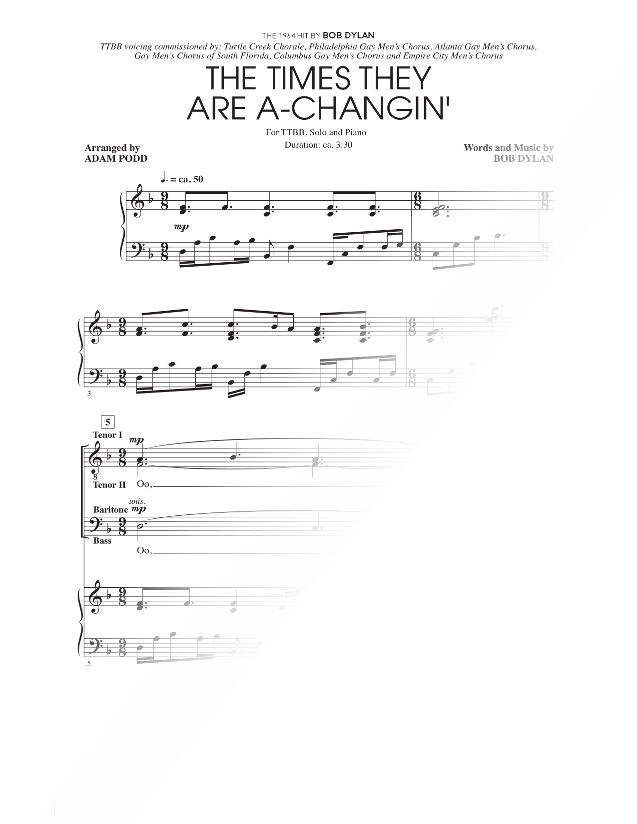 The Times They Are a-Changin'