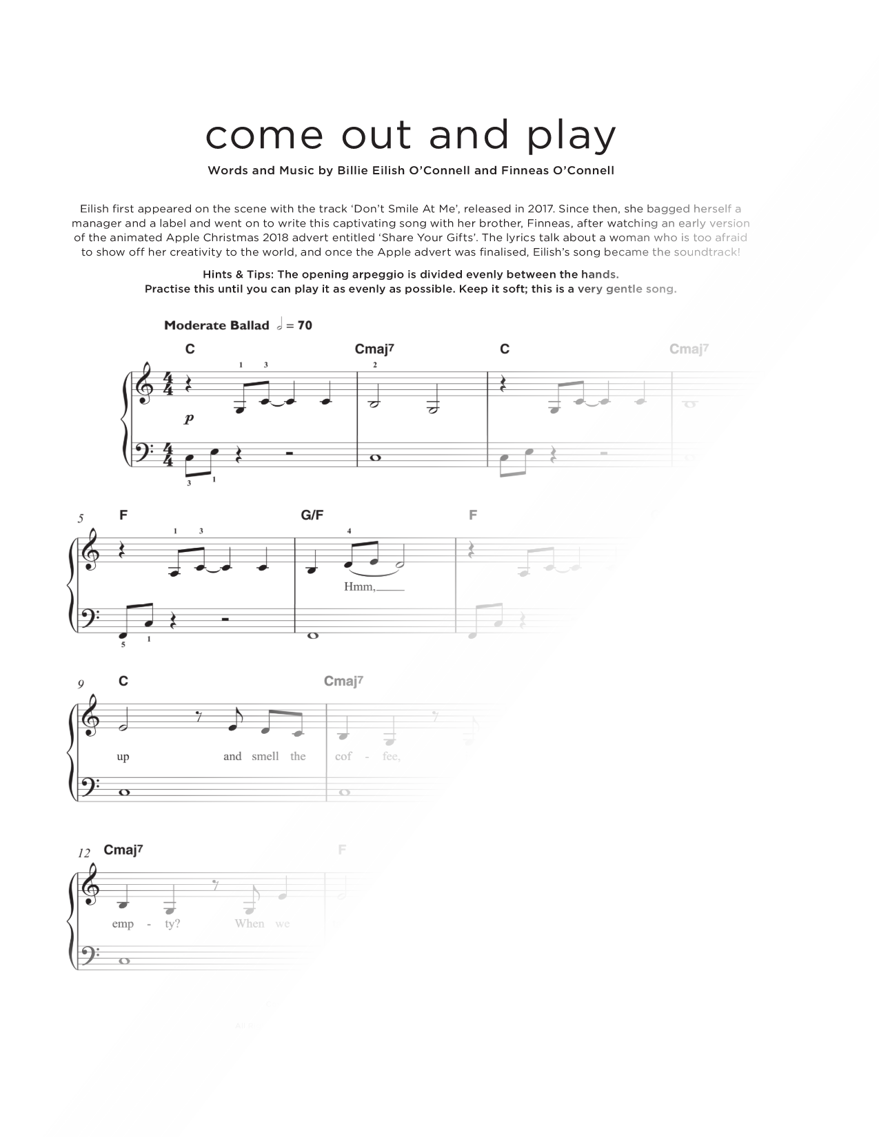 come out and play